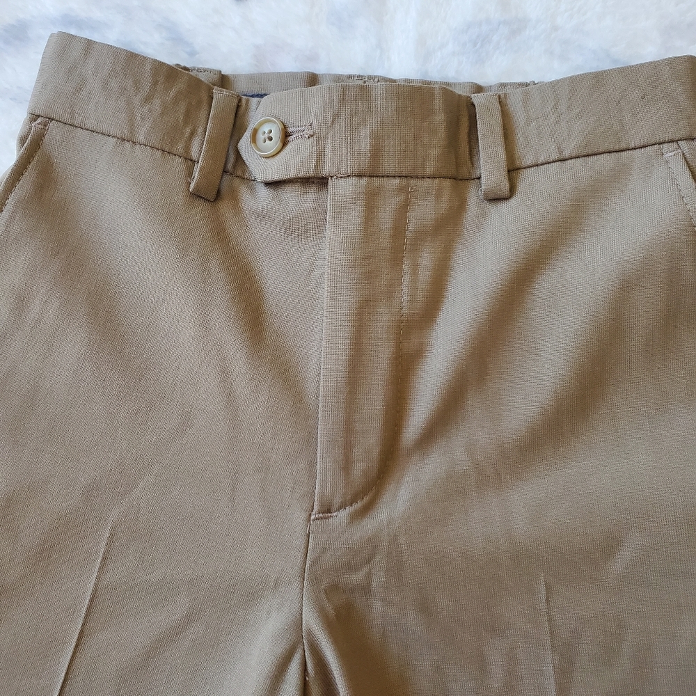 Girl's slacks in muted green - Picture 5 of 10